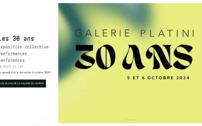 30 ans de la Galerie PLATINI