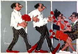 Le pot aux roses 116 x 89 cm
