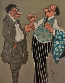 Tu es à un doigt d’avoir raison - 81 x 65 cm