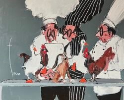 Ça va chauffer -100 x 81 cm