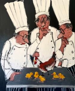 Le dilemme
100 x 81 cm