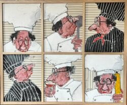 Ils ont tous une case
112 x 94 cm