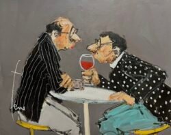 Mon bisou porte bonheur
100 x 81 cm