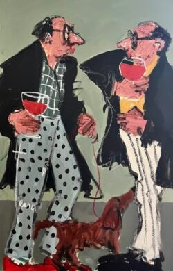 Apéro Canin, débat mondain
92 x 60 cm