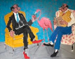 Le pique-assiette 162 x 130 cm