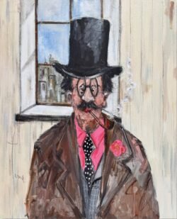 Portrait à la pipe - 100 x 81 cm
100 x 81 cm