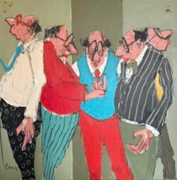 Les envoyés spéciaux
90 x 90 cm