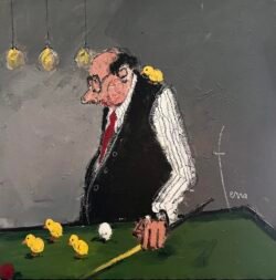 Je perds la boule
100 x 100 cm