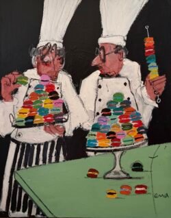 Le Macaron dans tous ses états
92 x 73 cm