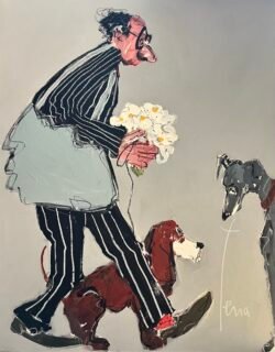 Gardes la tête haute Leon
100 x 81 cm