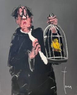 Audience à huis clos
81 x 65 cm