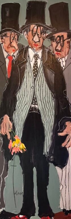 Le donneur de leçons
150 x 50 cm