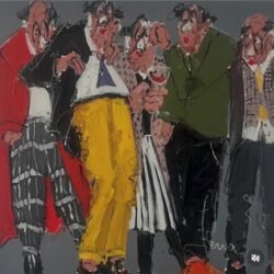 Le club privé des 5 potes
90 x 90 cm