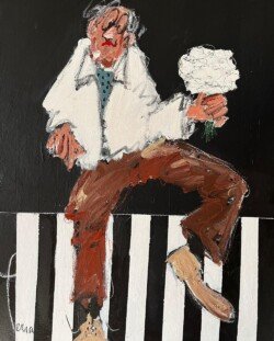 Je n’avance pas en ligne droite
92 x 73 cm