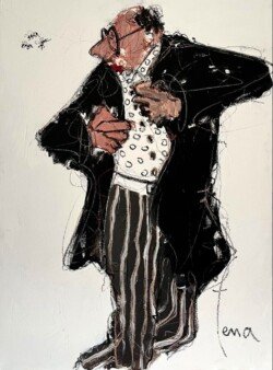 Mais je ne ferai pas de mal à une mouche
81 x 65 cm