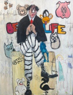 On ne sais plus où on habite
146 x 114 cm