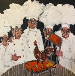 Prenez de la hauteur les gars
120 x 120 cm