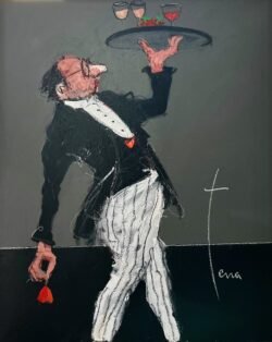 Vivre d’amour et d’eau fraise - 100 x 81 cm