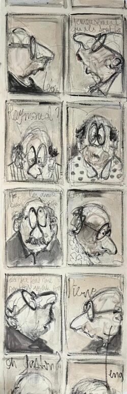 Léon, Raymond, Pierre ou Gaston, c’est la même chanson
150 x 50 cm